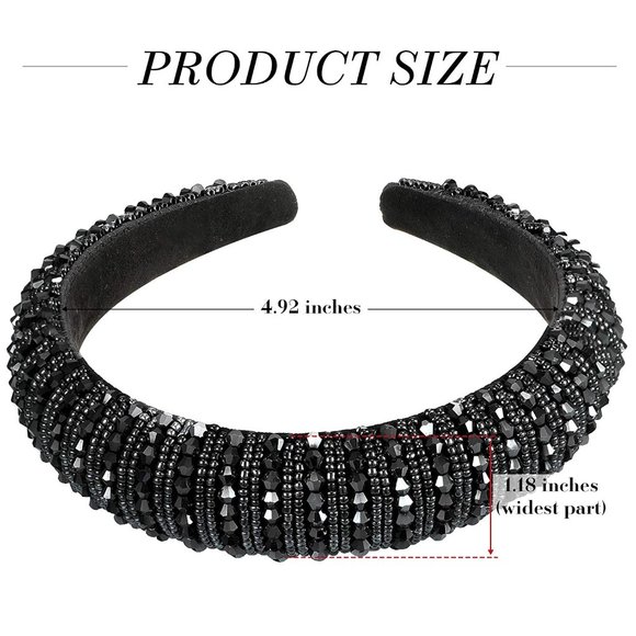 Headband Crystal Rhinestone4/pack NEW main image 5